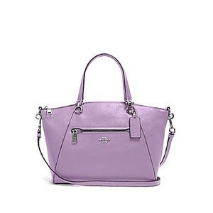 Coach Pebble Leather Prairie Satchel